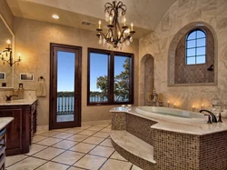 Country bathroom interior