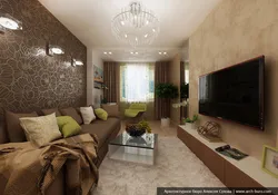 Beautiful Living Room Design In An Apartment