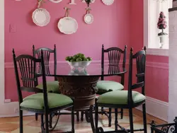 What Color Goes With Pink In The Kitchen Interior Photo
