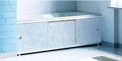 Дизайн ванной комнаты экран для ванн