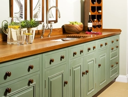 Сочетание цветов оливковый в интерьере кухни фото