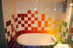 Bathtub With Different Tiles Photo