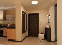 Combined Hallway With Kitchen Design Photo In The House