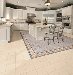 Kitchen Tile Color Photo