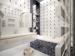 Ваннаға арналған мозаикалық плиткалардың дизайны