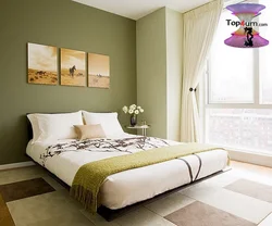 Комната спальня цвета интерьера