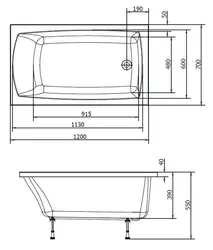 What are the bath sizes? Photos