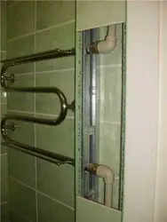 How to close the pipes in the bathroom with access to them photo