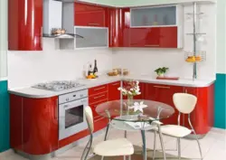 Color of facades for a small kitchen photo