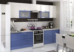 Color of facades for a small kitchen photo