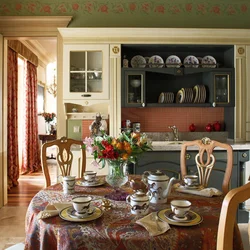 Photo of kitchen interior Russian style