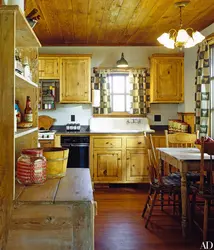 Photo of kitchen interior Russian style