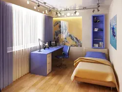 Дизайн спальни подростка в светлых тонах современный