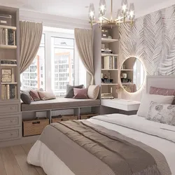 Modern Teenage Bedroom Design In Light Colors