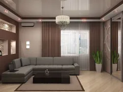 Rectangular Living Room Wall Design