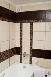 How to lay tiles in a bathroom design photo