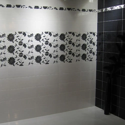 How to lay tiles in a bathroom design photo