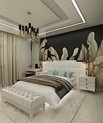 Bedroom interior in art deco style