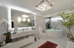 Large bathtub bathroom design