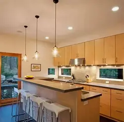 Kitchen design ceiling lamps