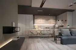 Interior Kitchen Living Room Minimalism