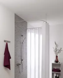 Bathroom curtains design