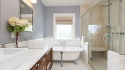 Bathroom interior photo economy class