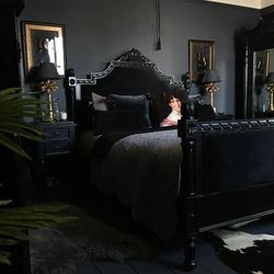 Photo Of Black Bedroom