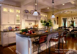 Kitchen Design In A Large House Photo