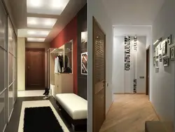 Long Hallway Design Photo In The Apartment Closet