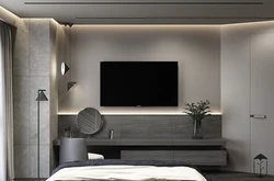 TV In The Bedroom Interior Design Photo