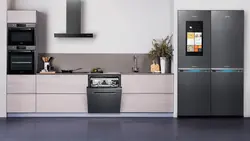 Built-in kitchen in the interior