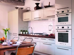 Built-in kitchen in the interior