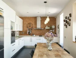 Loft style kitchen in light colors photo