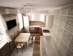 Kitchen design 15 meters with window