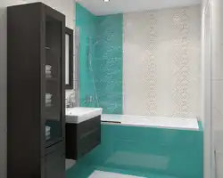 Ванна бөлмесінің фото дизайнында плиткаларды біріктіріңіз