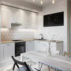 Kitchen In White Design Photo And Wall Color