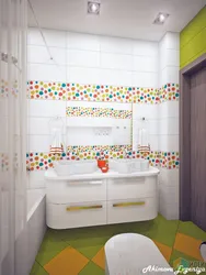 Children's bathroom interior