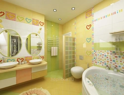 Children's bathroom interior