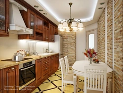 Fashionable wall design in the kitchen