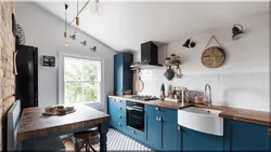 Scandinavian Style In The Interior Of An Apartment Kitchen Photo