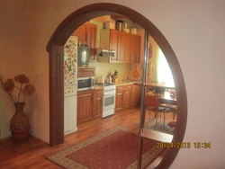 Дзвярныя аркі на кухню фота