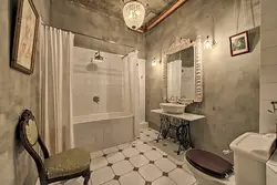 Штукатурка ванной в интерьере фото