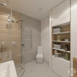 Ванная и туалет в однокомнатной квартире дизайн
