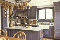 Kitchen Interior Design In A House In Provence Style