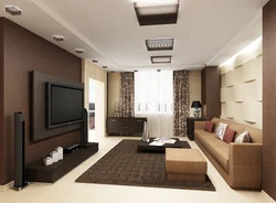 Interior Of The Living Room In A Modern Style 17 Sq M