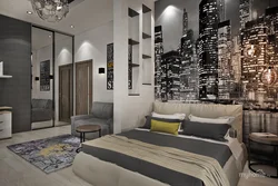 Bedroom Interior In A Modern Style For A Guy