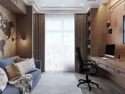 Интерьер спальни в современном стиле для парня