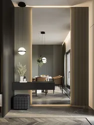 Modern hallway in minimalist style photo