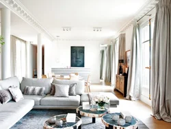 Living room in French style photo interior